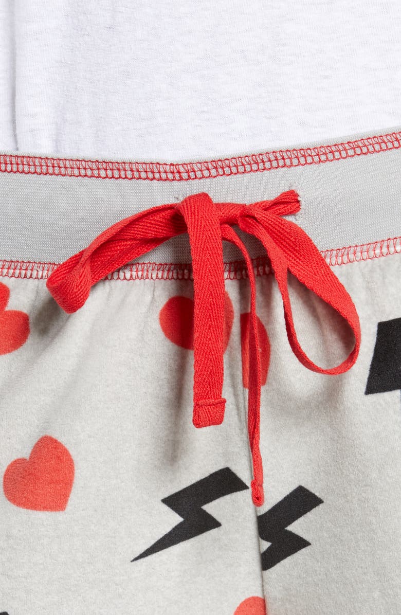 PJ Salvage Silky Velour Jam Lounge Shorts, Alternate, color, 