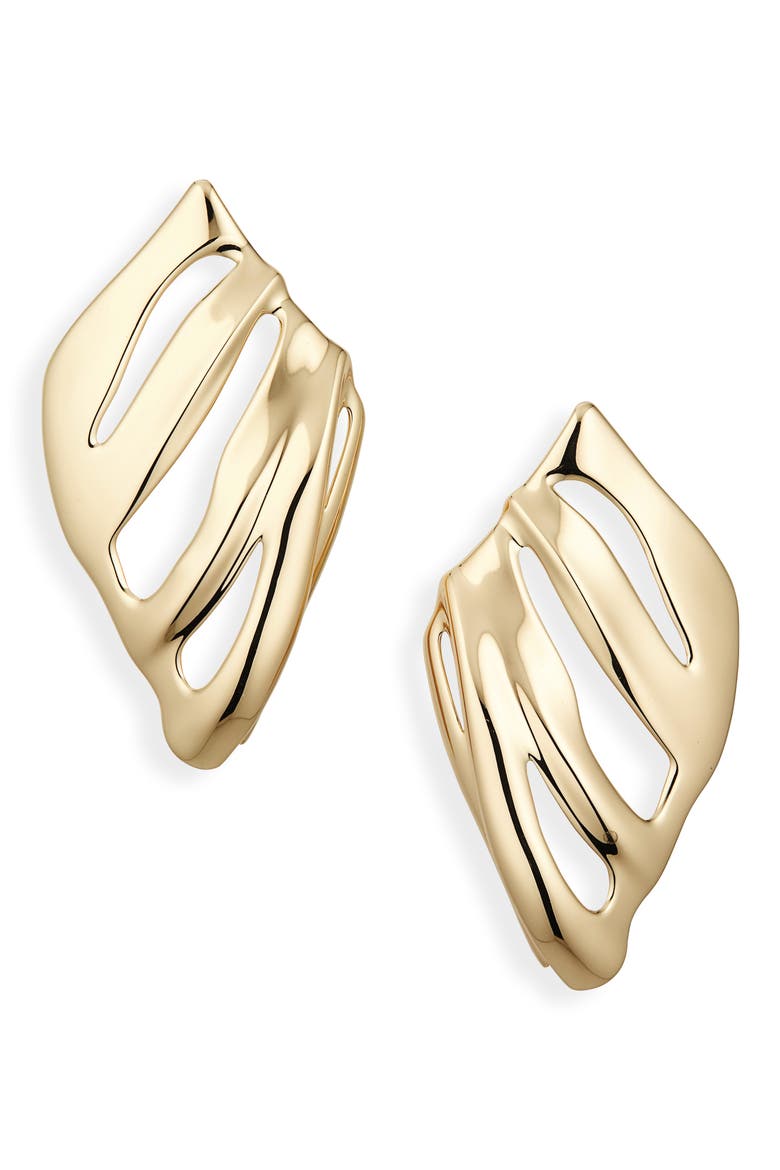 The Kites Drop Earrings, Main, color, HIGH POLISH GOLD