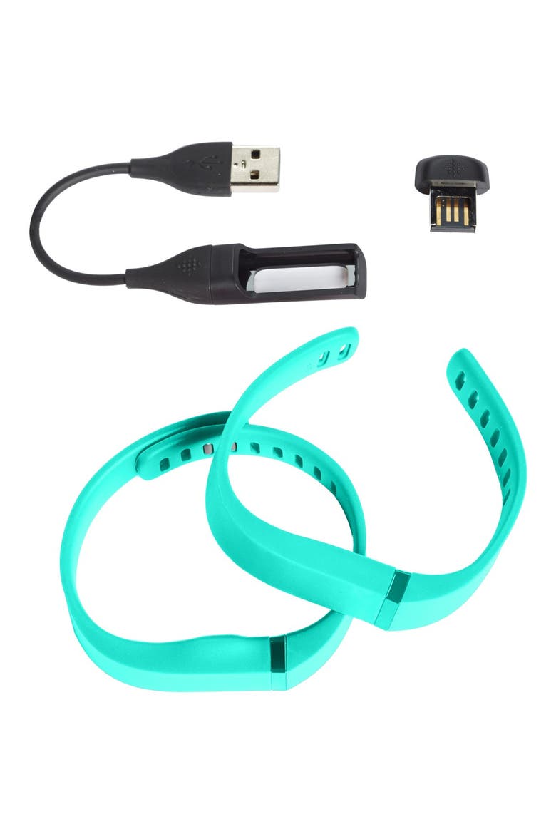 'Flex' Wireless Activity & Sleep Wristband, Main, color, TEAL