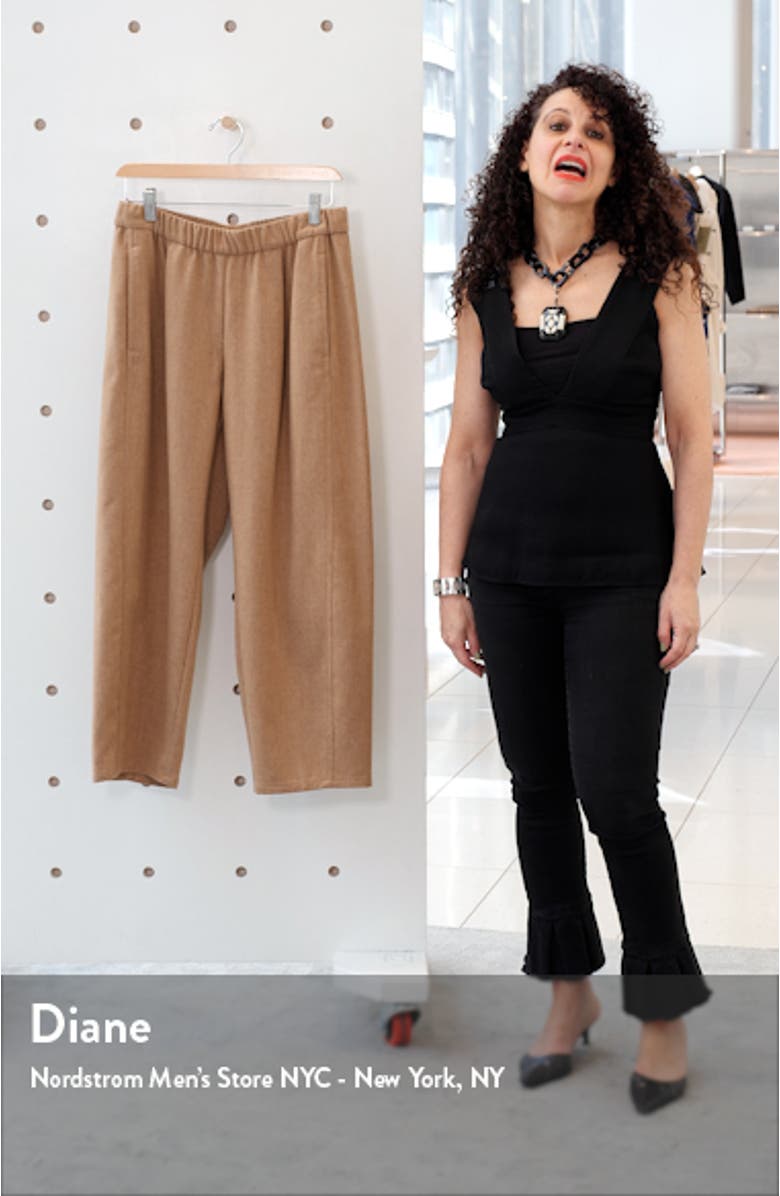 Crop Wool Lantern Pants, sales video thumbnail