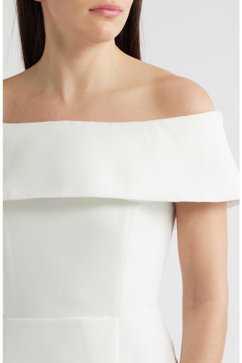Erin Off the Shoulder Minidress, Alternate, color, WHITE