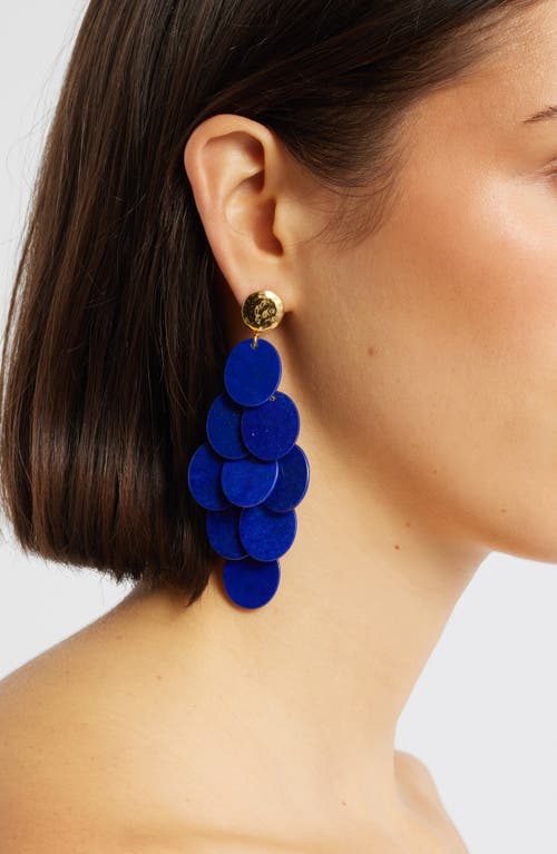 Nest Jewelry Chandelier Drop Earrings In Blue