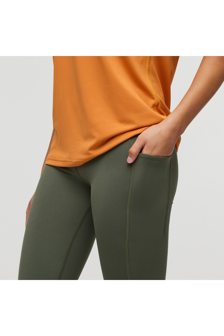 Muevo Tight - Women's, Alternate, color, Fatigue