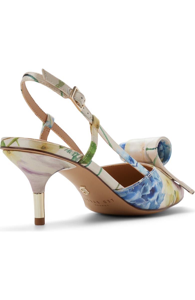 Ted Baker London Romy Pointed Toe Slingback Pump, Alternate, color, Pastel Multi