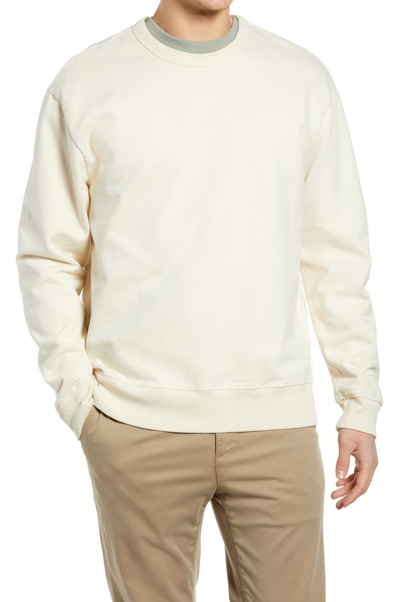 AG Arc Sweatshirt, Main, color, White Cream