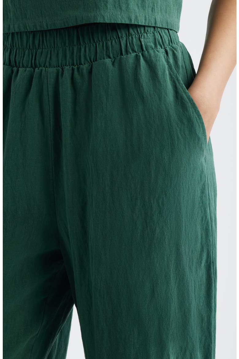 Pull-On Wide Leg Pants, Alternate, color, MEADOW MOSS