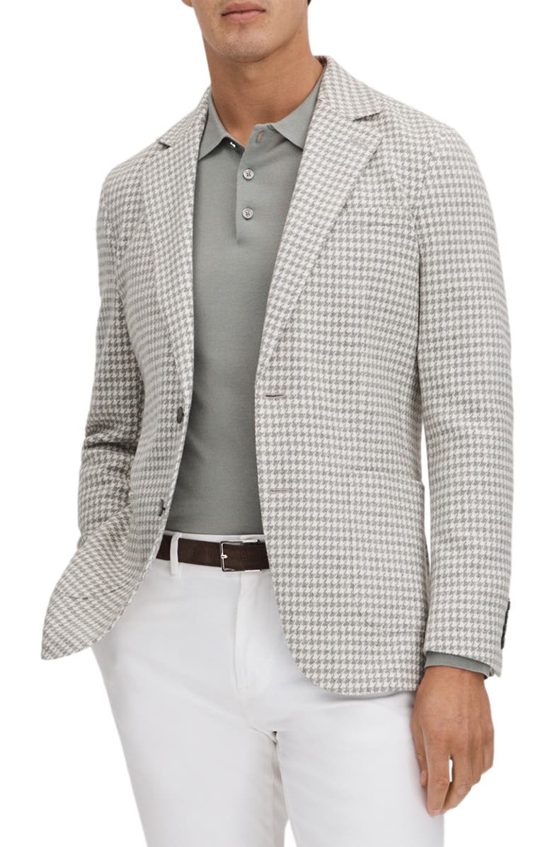 Reiss Nite Houndstooth Sport Coat, Main, color, 