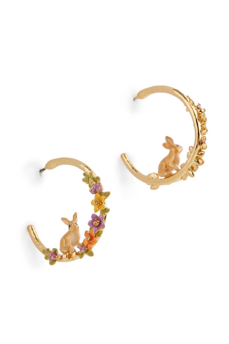 Flower Rabbit Hoops, Alternate, color, Rabbit