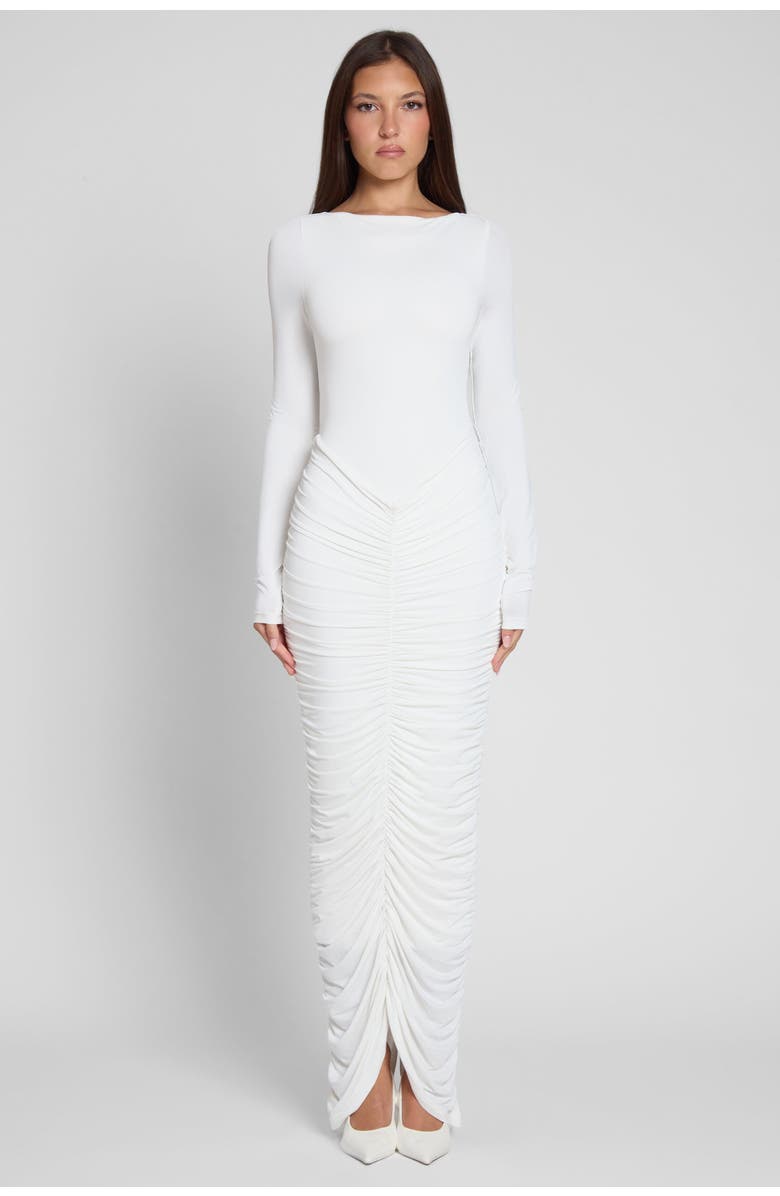 Rhea Ruche Maxi Dress