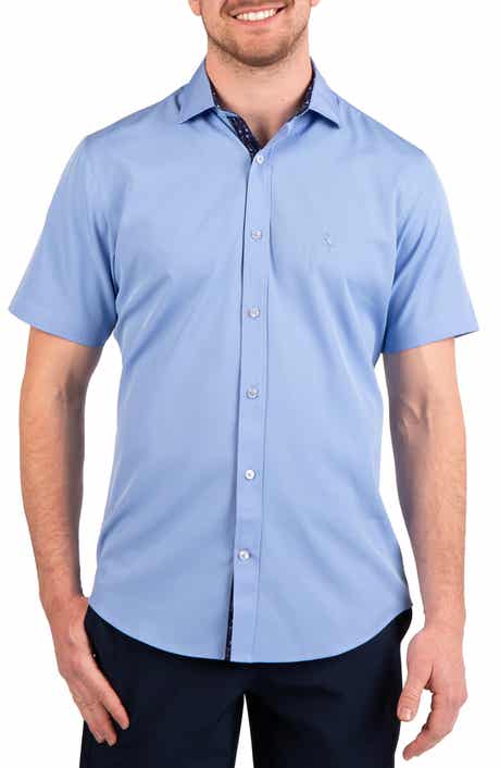 TailorByrd Solid Performance Short Sleeve Shirt
