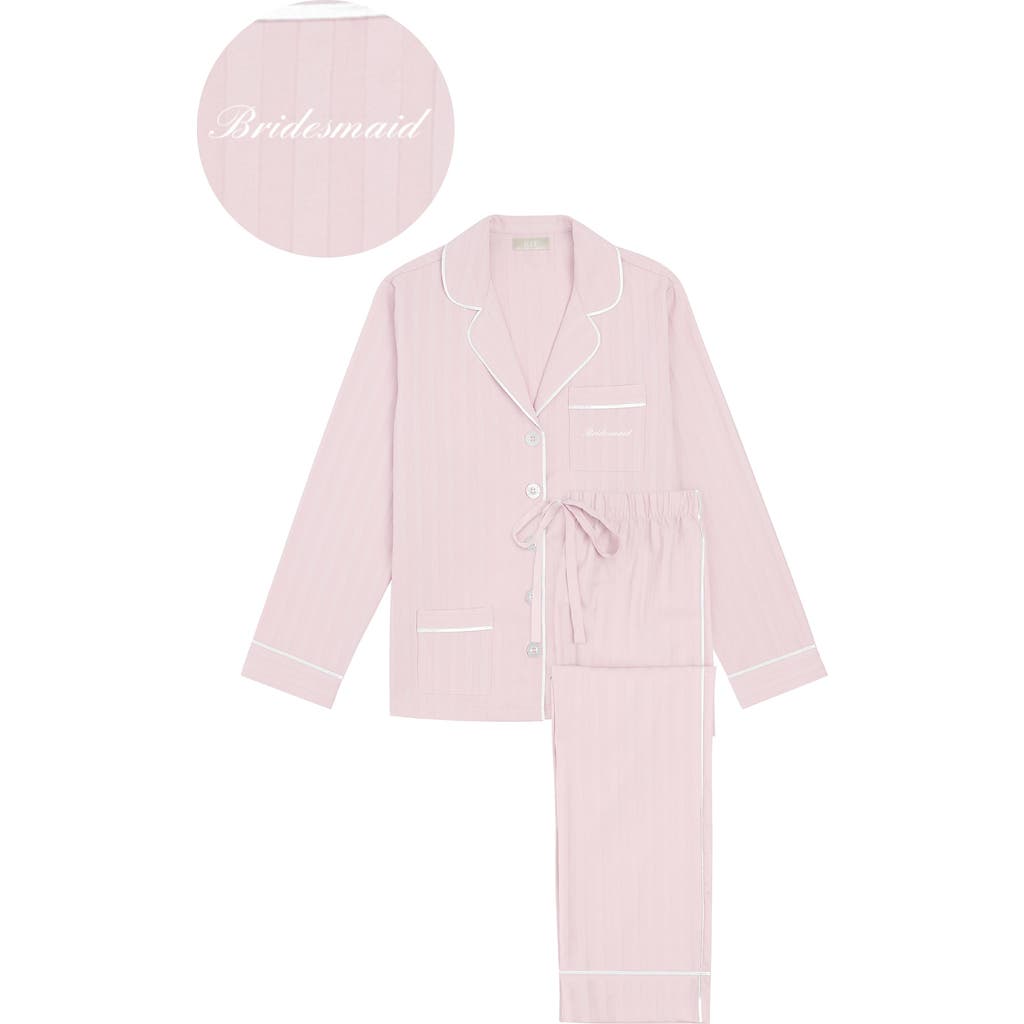 Kip. Kip Bridesmaid Cotton Long Pajama Set