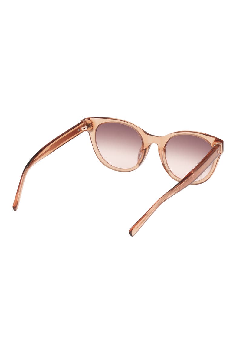 52mm Gradient Cat Eye Sunglasses, Alternate, color, PINK / OTHER / VIOLET