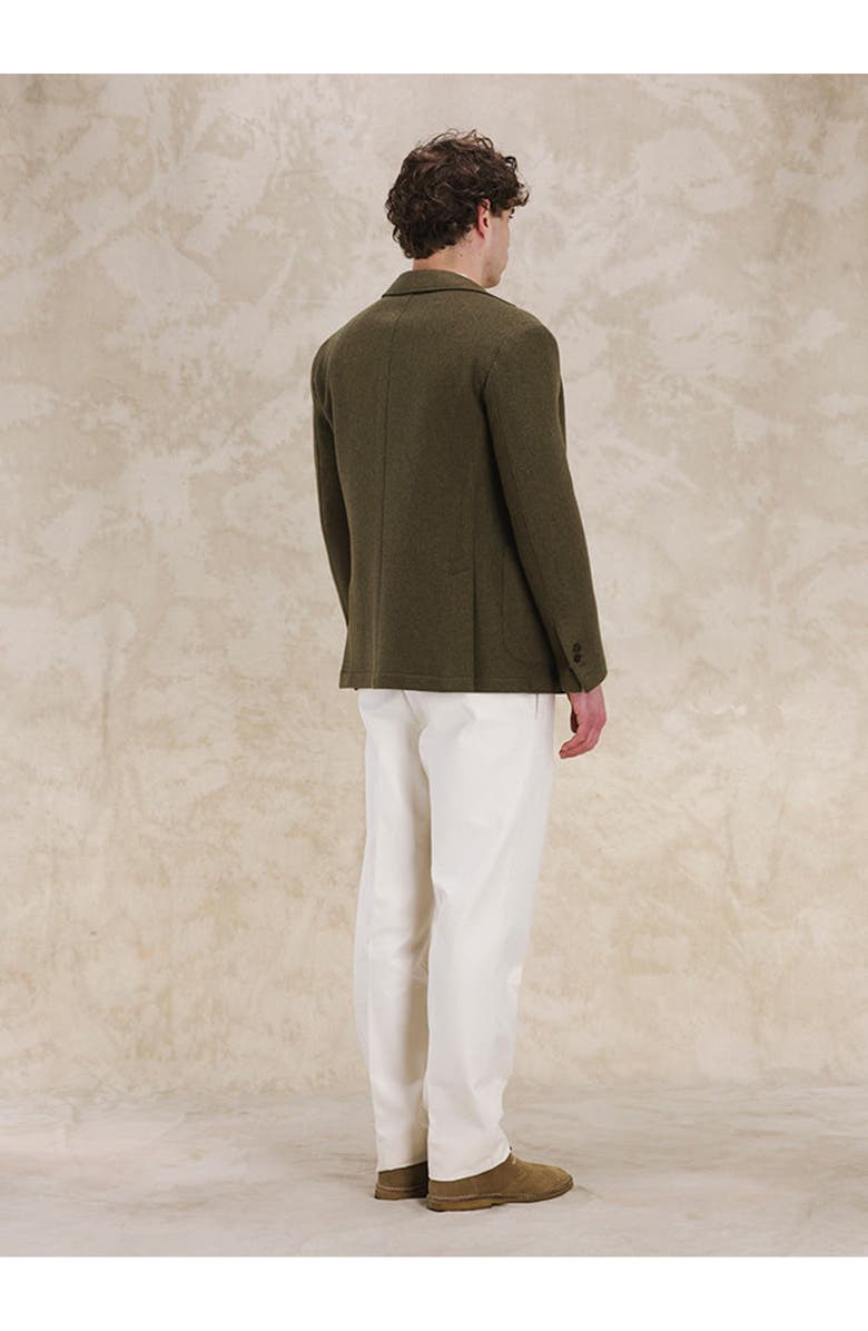 Fortela Alfonso Classic Wool Jacket, Alternate, color, Green