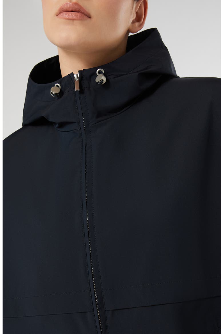 Nero Water Repellent Rain Coat, Alternate, color, MIDNIGHT BLUE