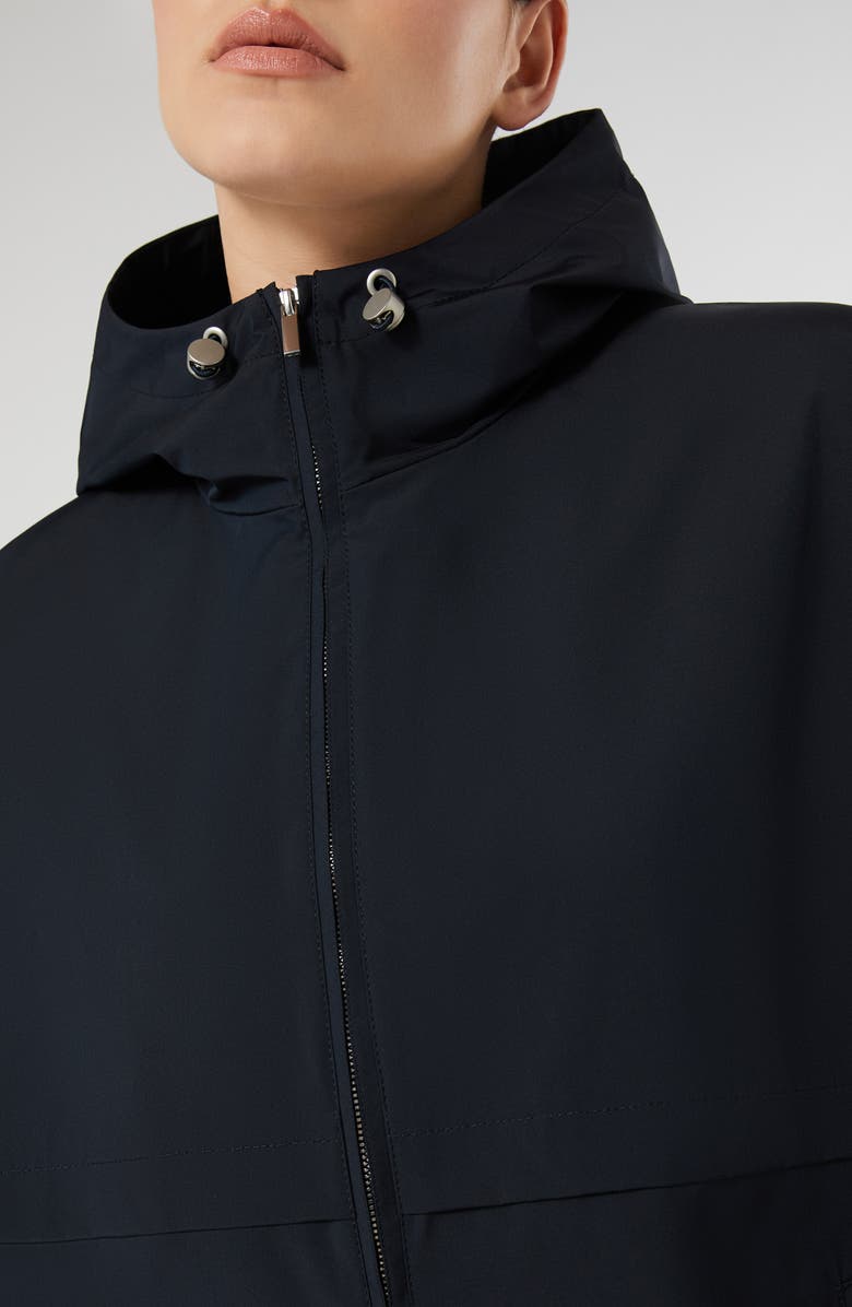 Marina Rinaldi Nero Water Repellent Rain Coat, Alternate, color, Midnight Blue