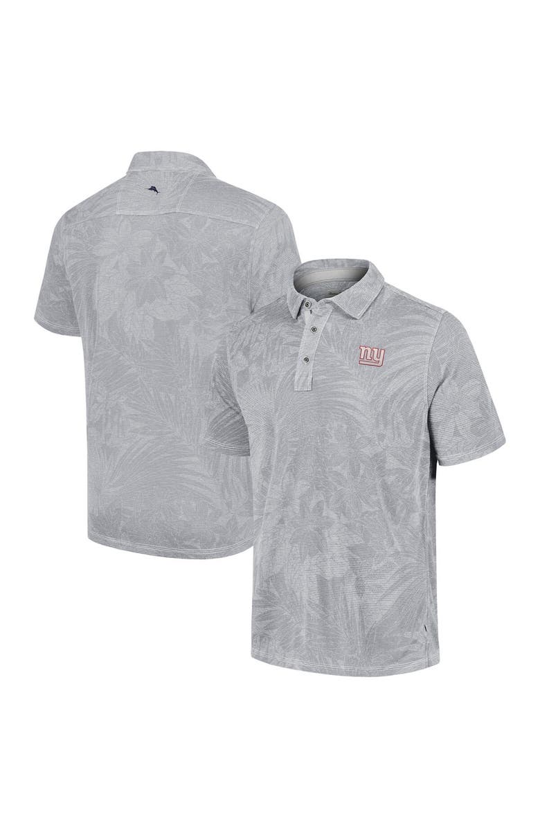 Tommy Bahama Men's Tommy Bahama Gray New York Giants Sport Santiago Paradise Polo, Alternate, color, 