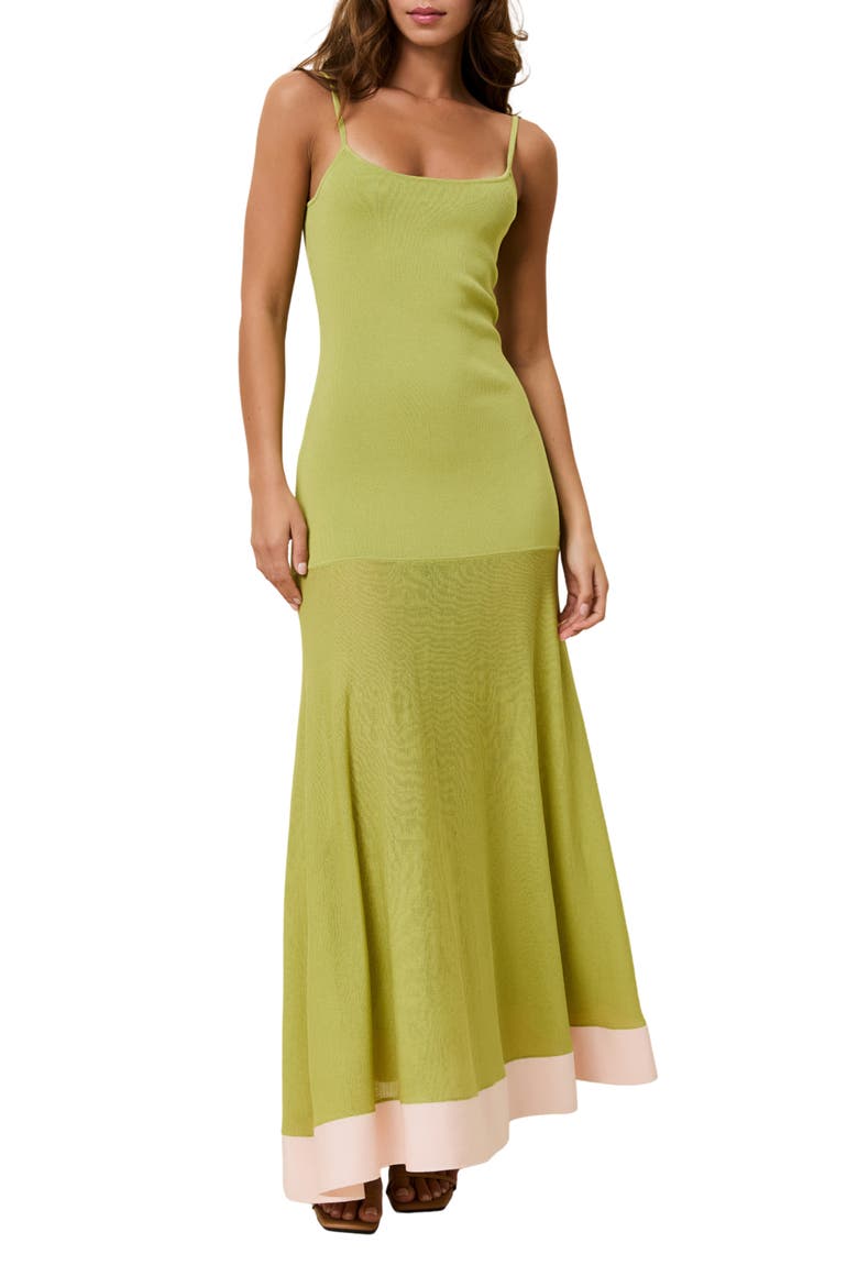 The Tess Sleeveless Maxi Dress, Main, color, GUAVA