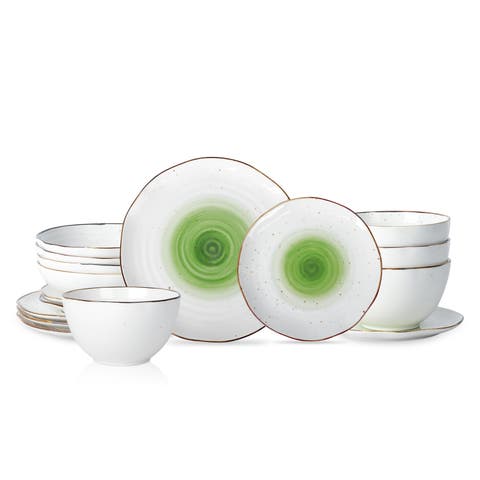 Luma Porcelain 16-Piece Dinnerware Set