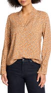NIC+ZOE Shadow Dot Long Sleeve Top