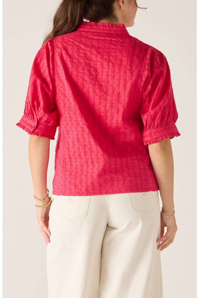 Sweet Clementine V-Neck Top, Alternate, color, Grenadine