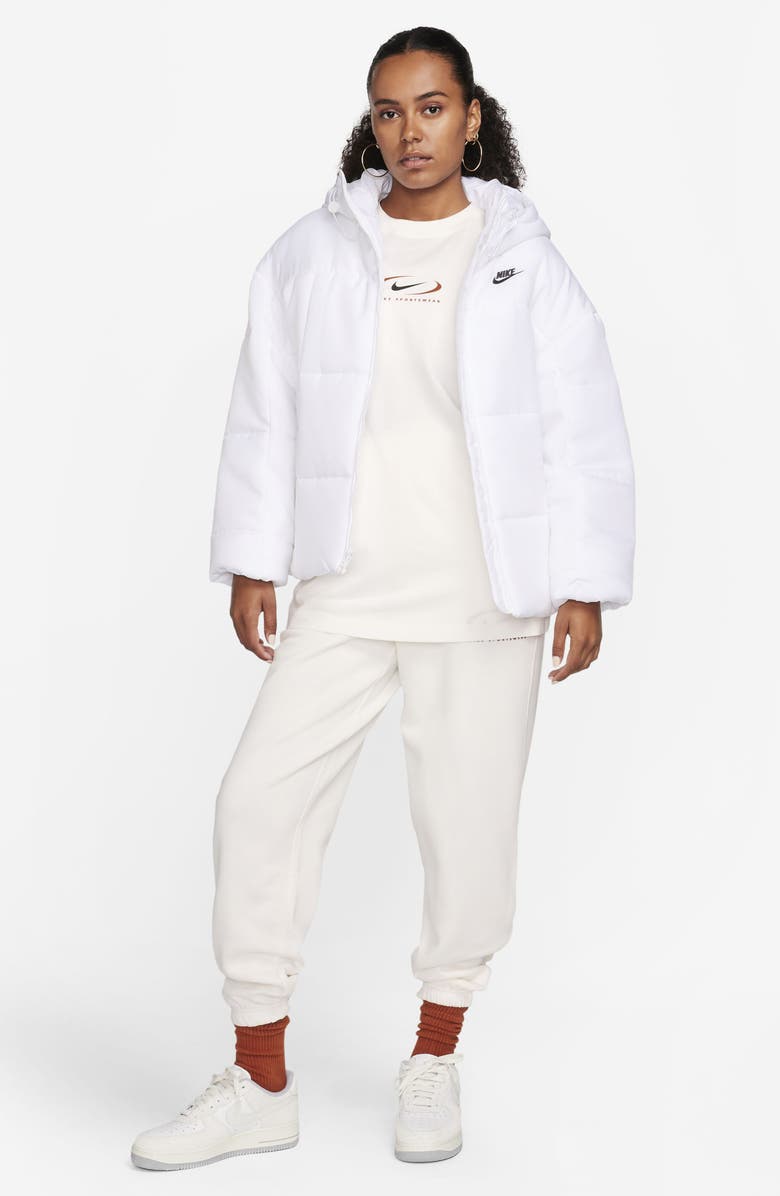 Nike Sportswear Logo Cotton Graphic T-Shirt, Alternate, color, Sail