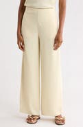 rag & bone Blanca High Waist Wide Leg Satin Pants