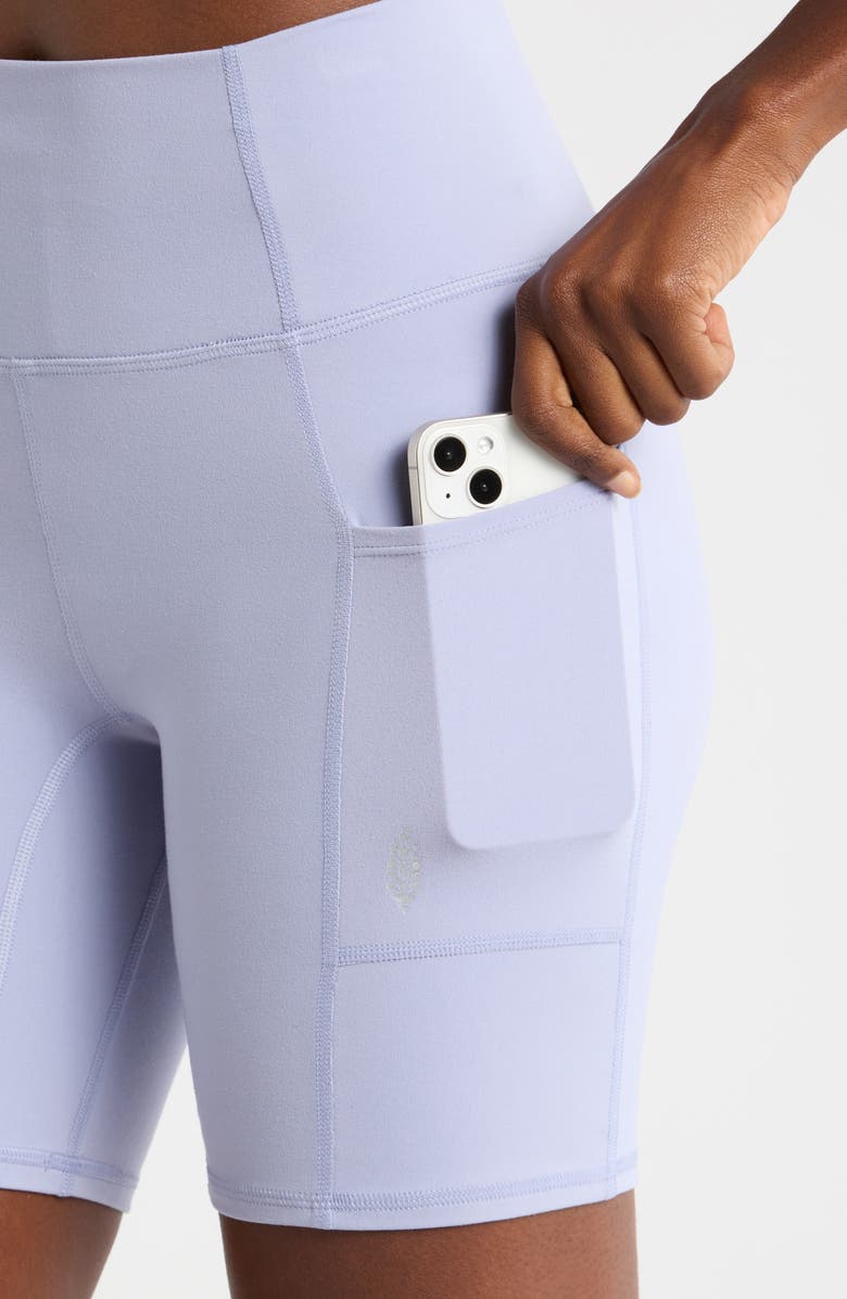 FP Movement by Free People FP Movement Never Better Pocket Bike Shorts, Alternate, color, Platinum