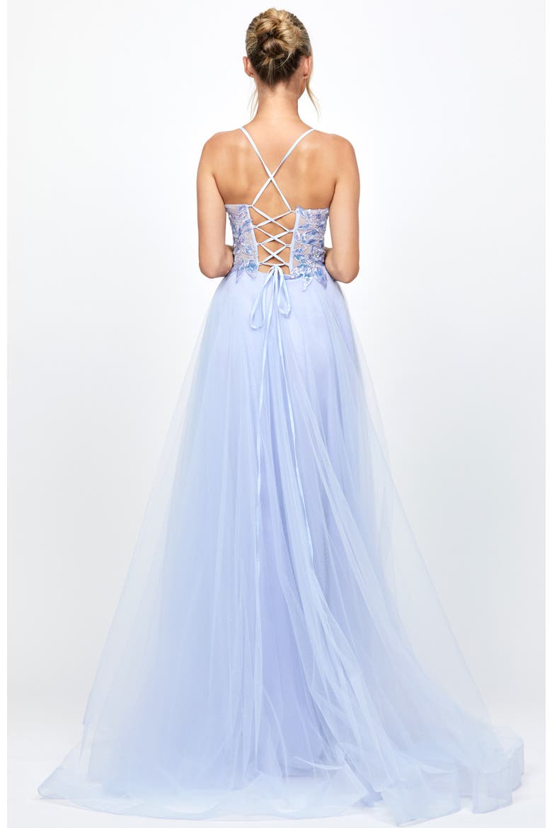 Adina Tulle Ball Gown, Alternate, color, LIGHT PURPLE