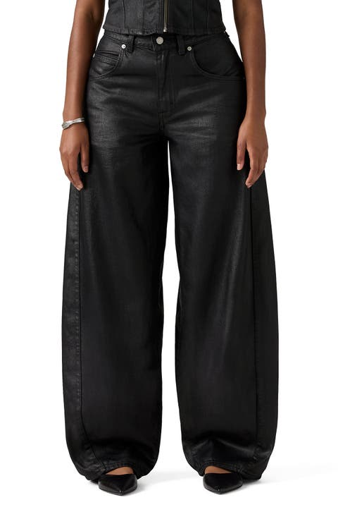 Coated Super Baggy Barrel Jeans (Prize Fighter)