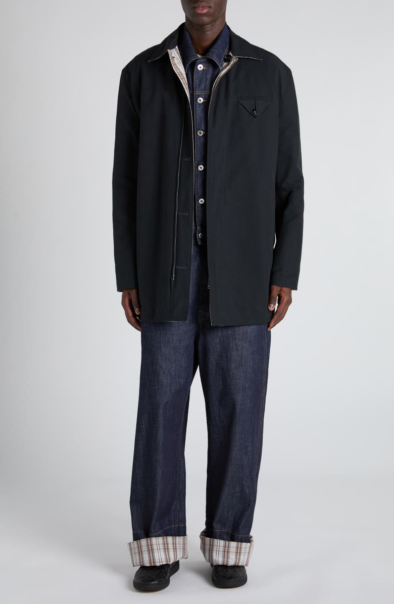 Bottega Veneta Denim Overalls, Alternate, color, 4245 Indigo