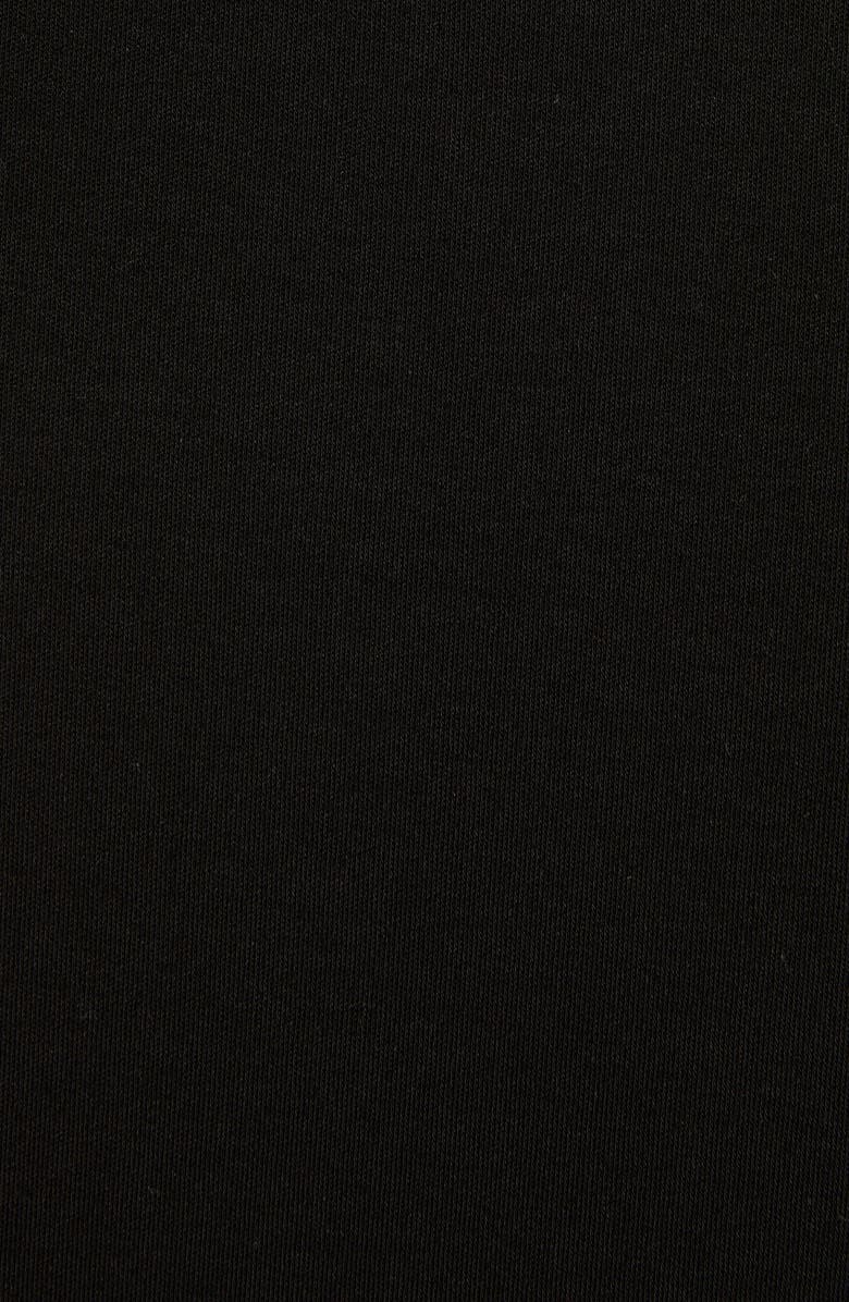 McQueen Embroidered Skull T-Shirt, Alternate, color, Black