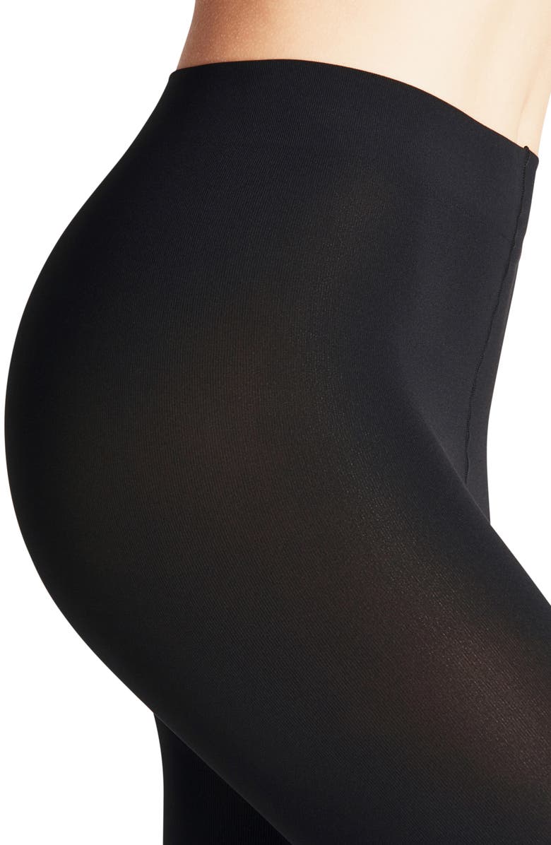 Falke Pure Opaque Tights, Alternate, color, Black