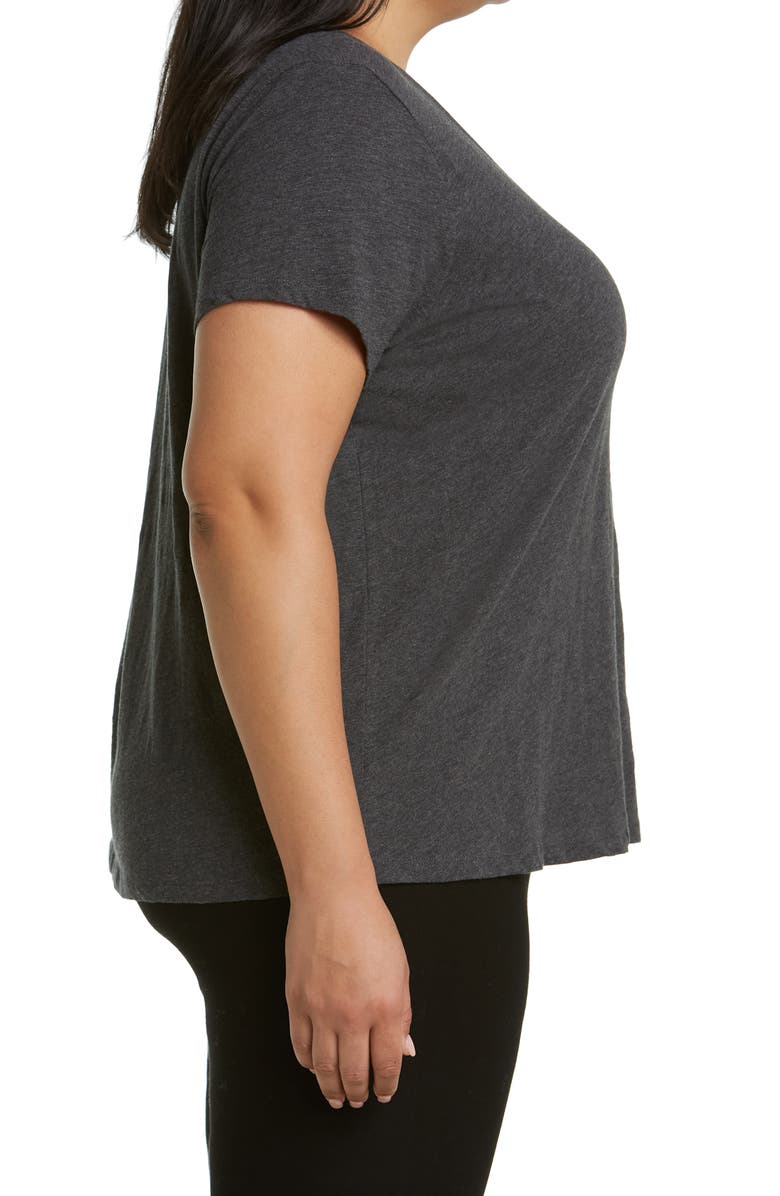 Eileen Fisher Boxy Organic Cotton T-Shirt, Alternate, color,