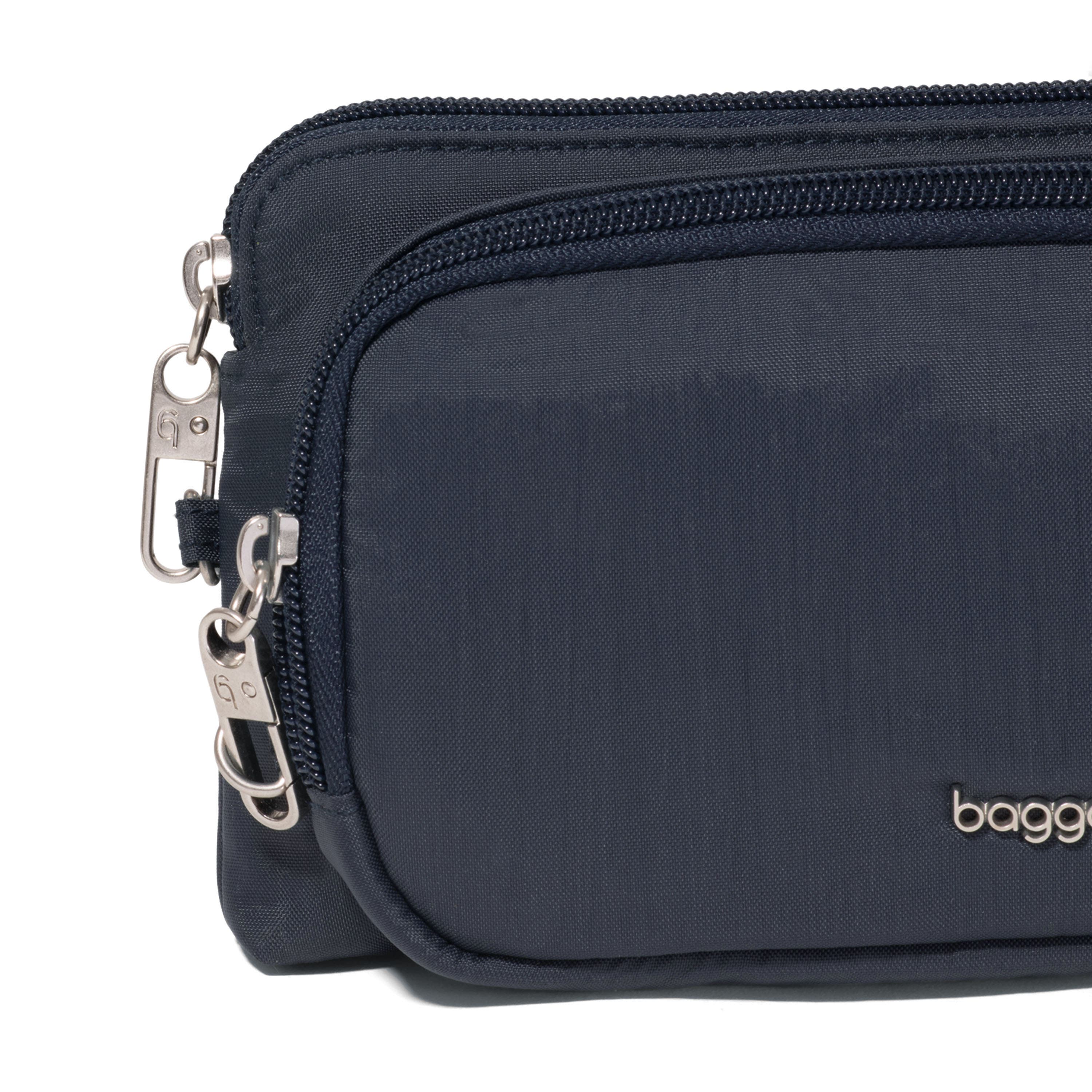 Securtex Anti-Theft Mini Wallet Crossbody, Alternate, color, French Navy