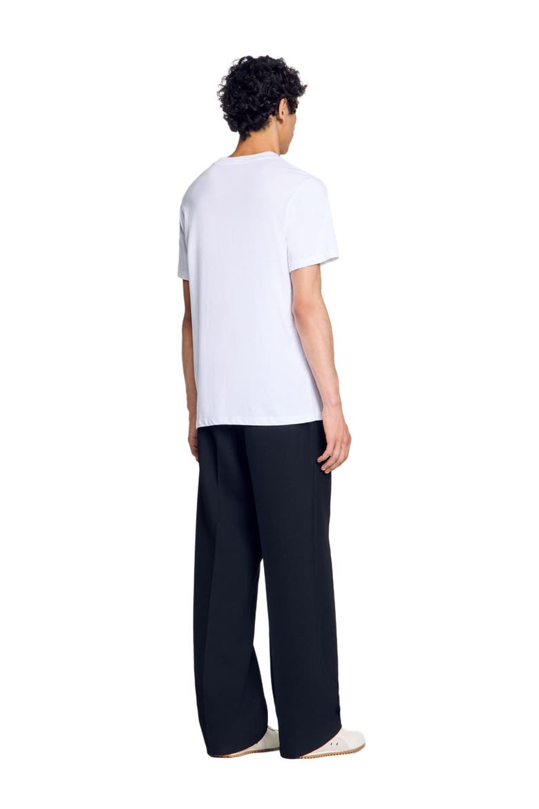 Cotton T-shirt, Alternate, color, White