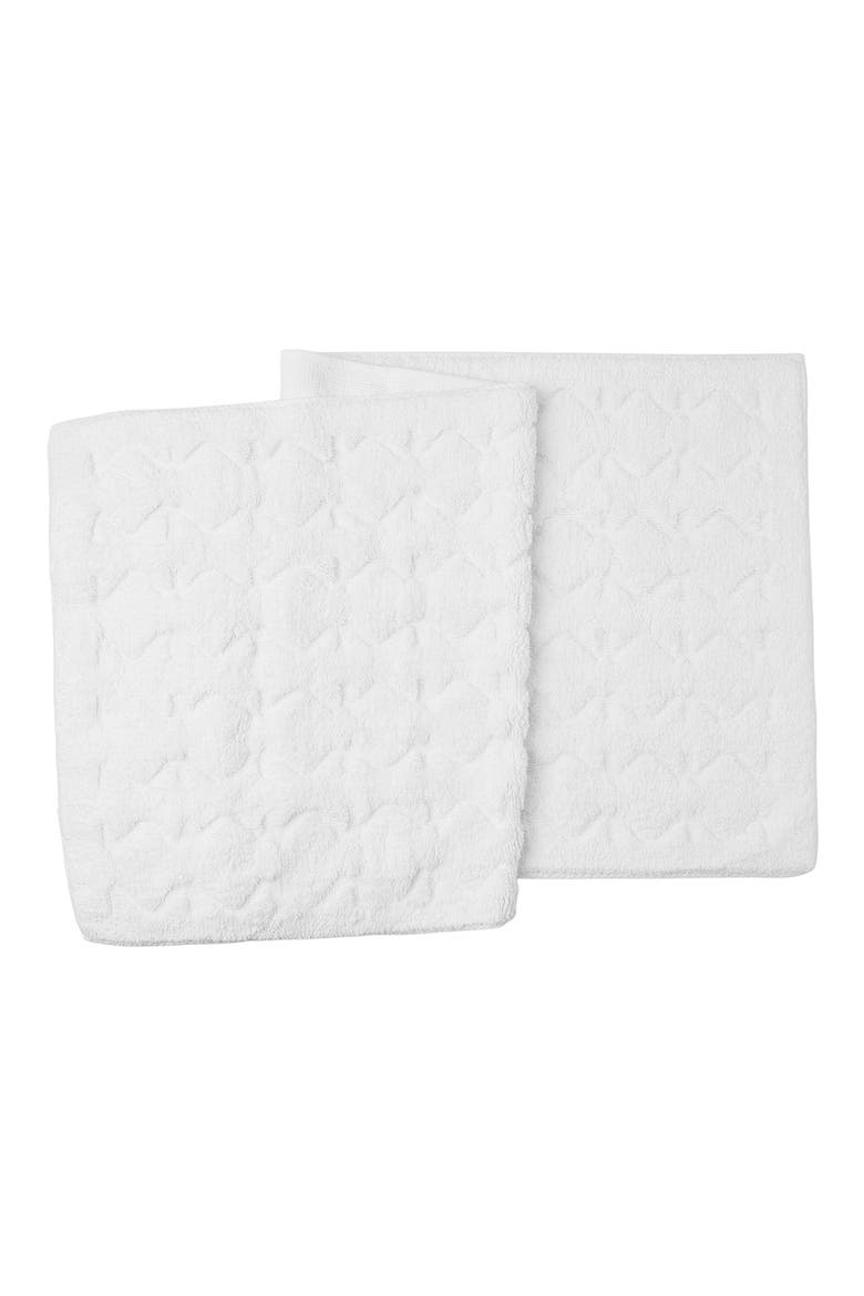 Organic Cotton Shag Bath Rug, Alternate, color, ALPINE WHITE