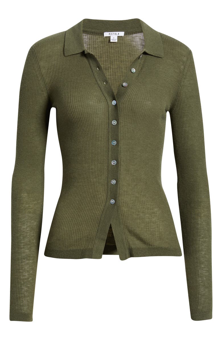 Pistola Korey Merino Wool Cardigan, Main, color, 