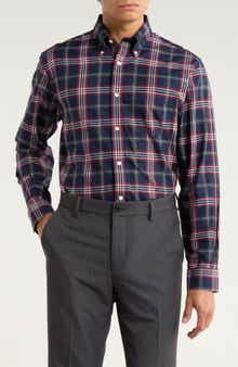 Brooks Brothers Regular Fit Non-Iron Tartan Cotton Button-Down Shirt