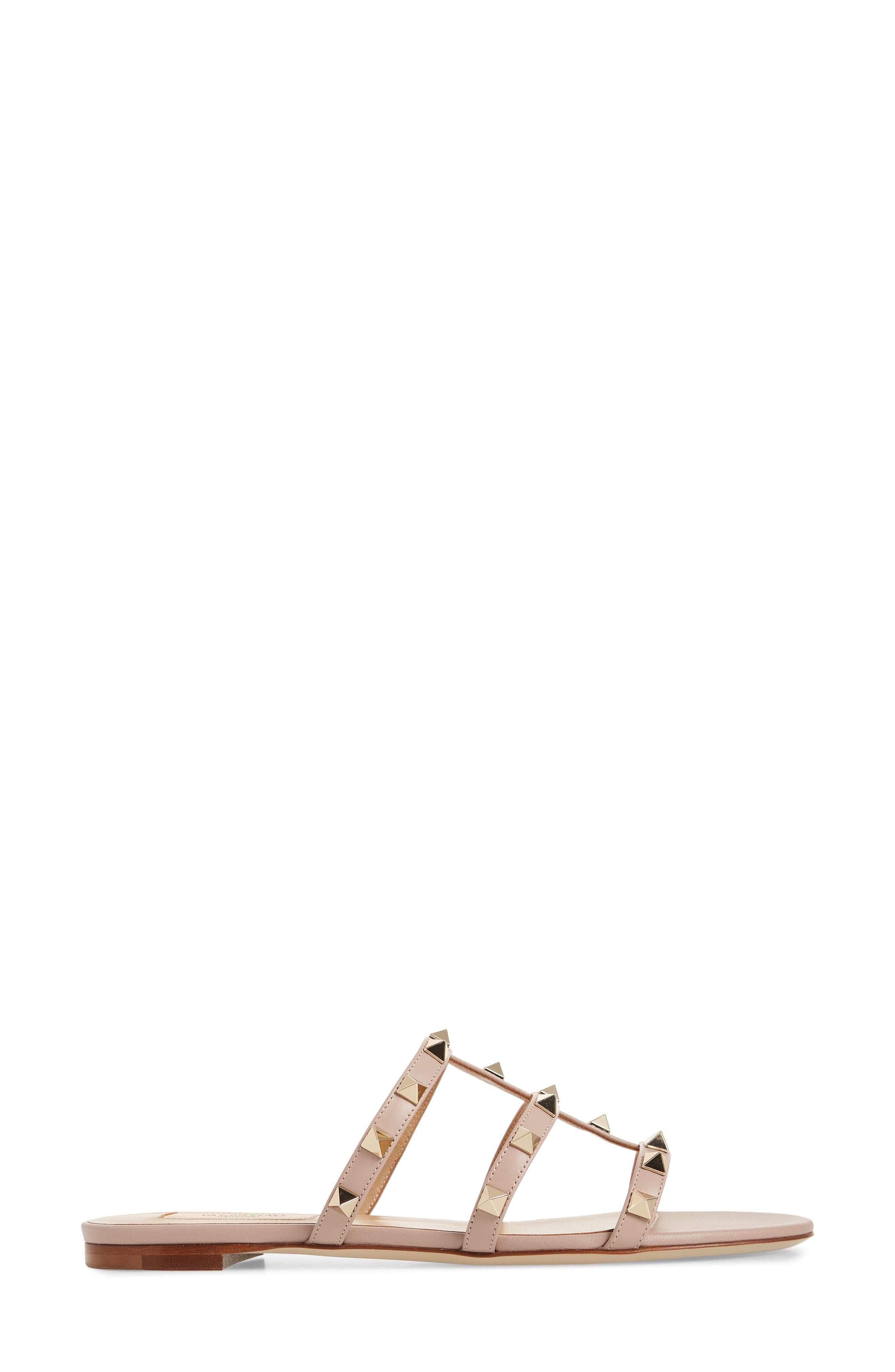 Rockstud Slide Sandal, Alternate, color, P45 POUDRE