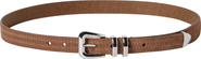 Brunello Cucinelli Reversed calfskin belt with chevron design