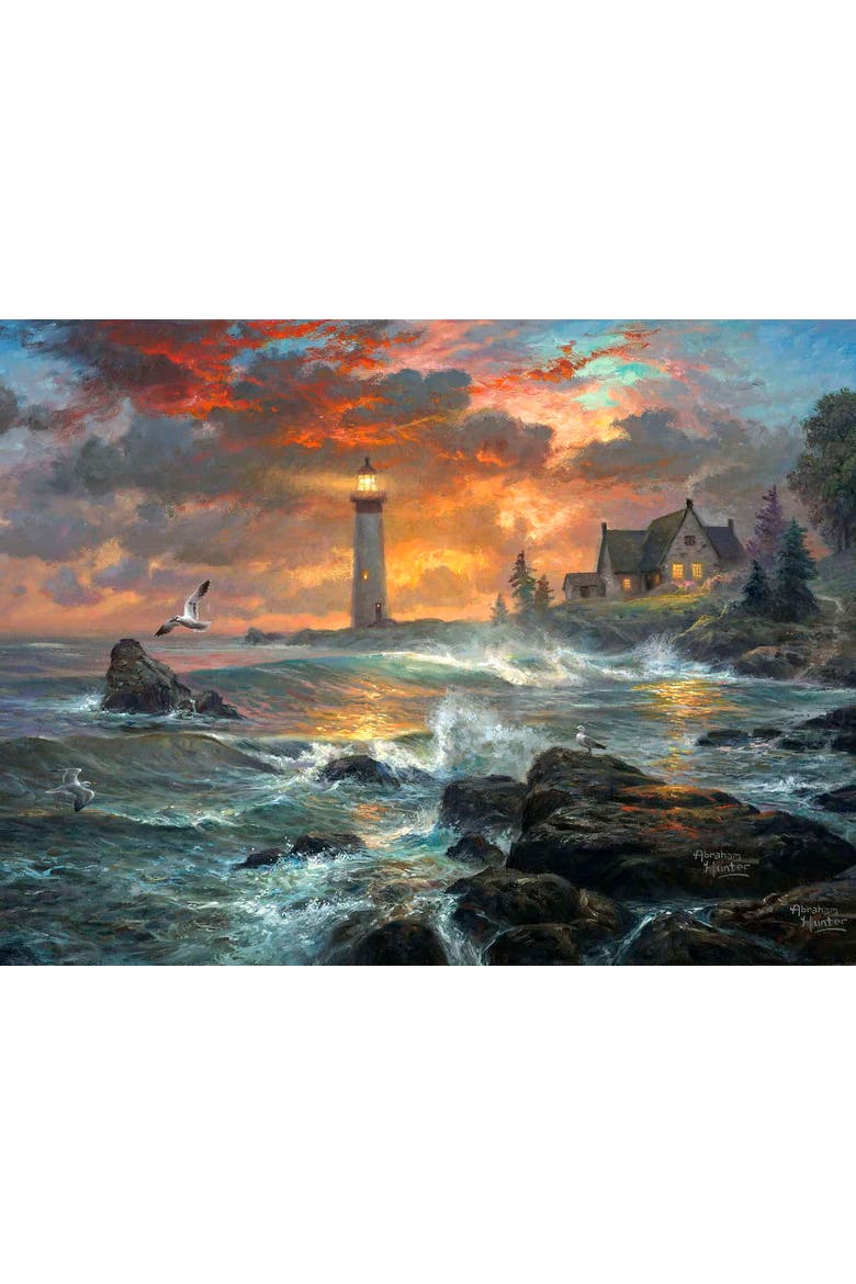 Seaside Light 300 piece Jigsaw Puzzle for Adults, Alternate, color, Multicolor