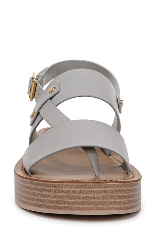Franco Sarto Genova Slingback Platform Sandal In Gray