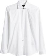 Maceoo Fibonacci Angled Lines Regular Fit Cotton Button-Up Shirt
