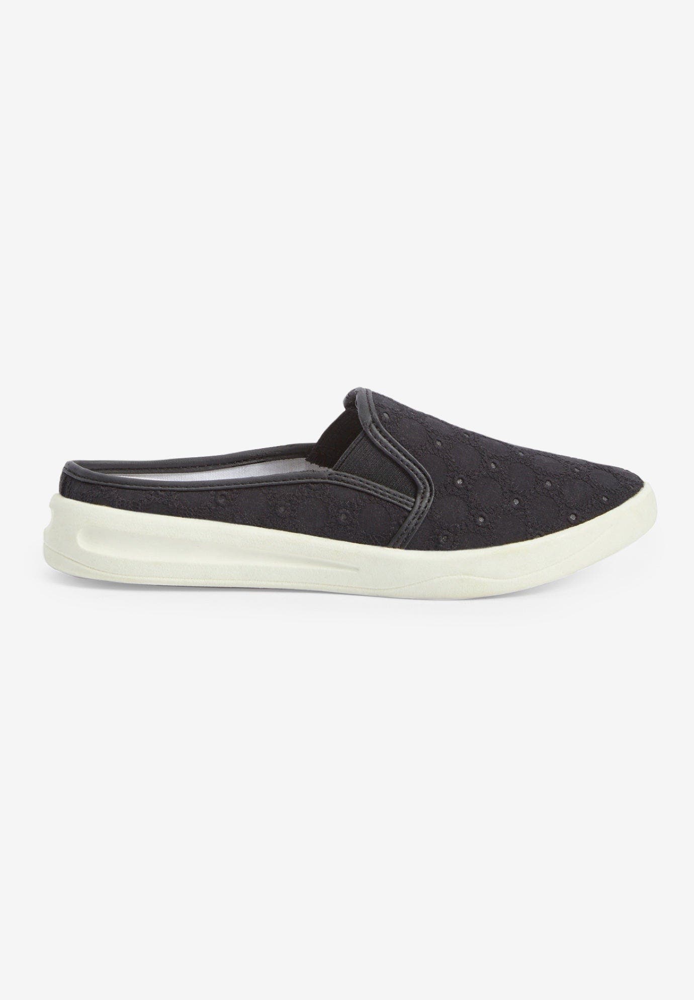 Comfortview The Camellia Slip On Sneaker Mule, Alternate, color, Black