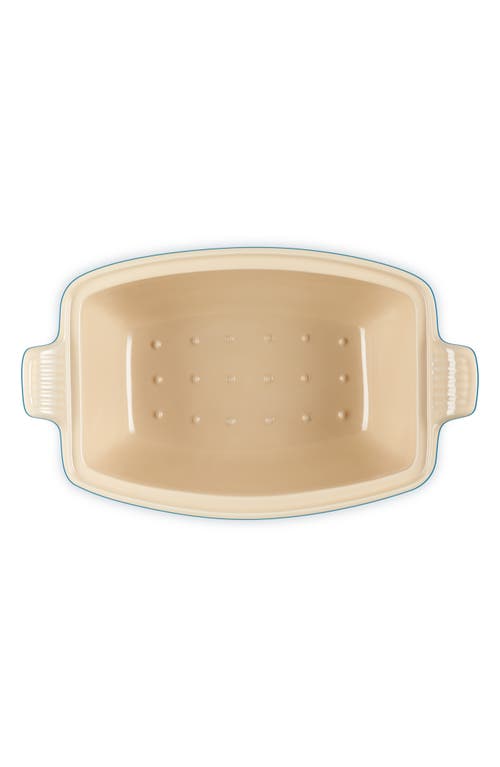 Le Creuset Heritage 4.5-quart Covered Rectangular Stoneware Casserole In Blue