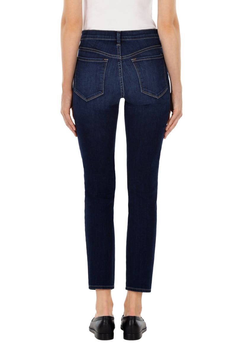 'Cameron Corset' High Rise Ankle Skinny Jeans, Alternate, color, EXPOSED
