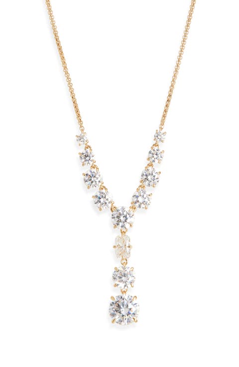 Stellar Cubic Zirconia Y-Necklace