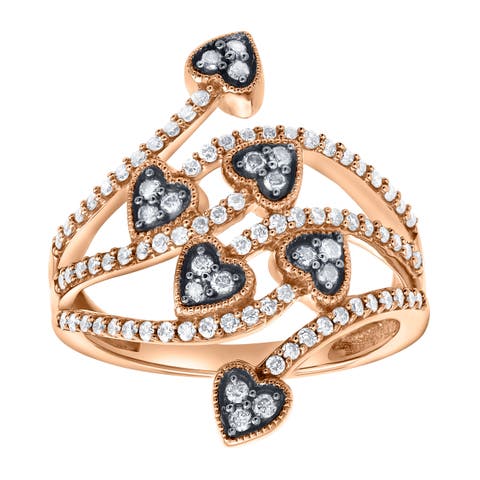 Miravyn 0.60 Ct 14K Gold Diamond Heart Ring