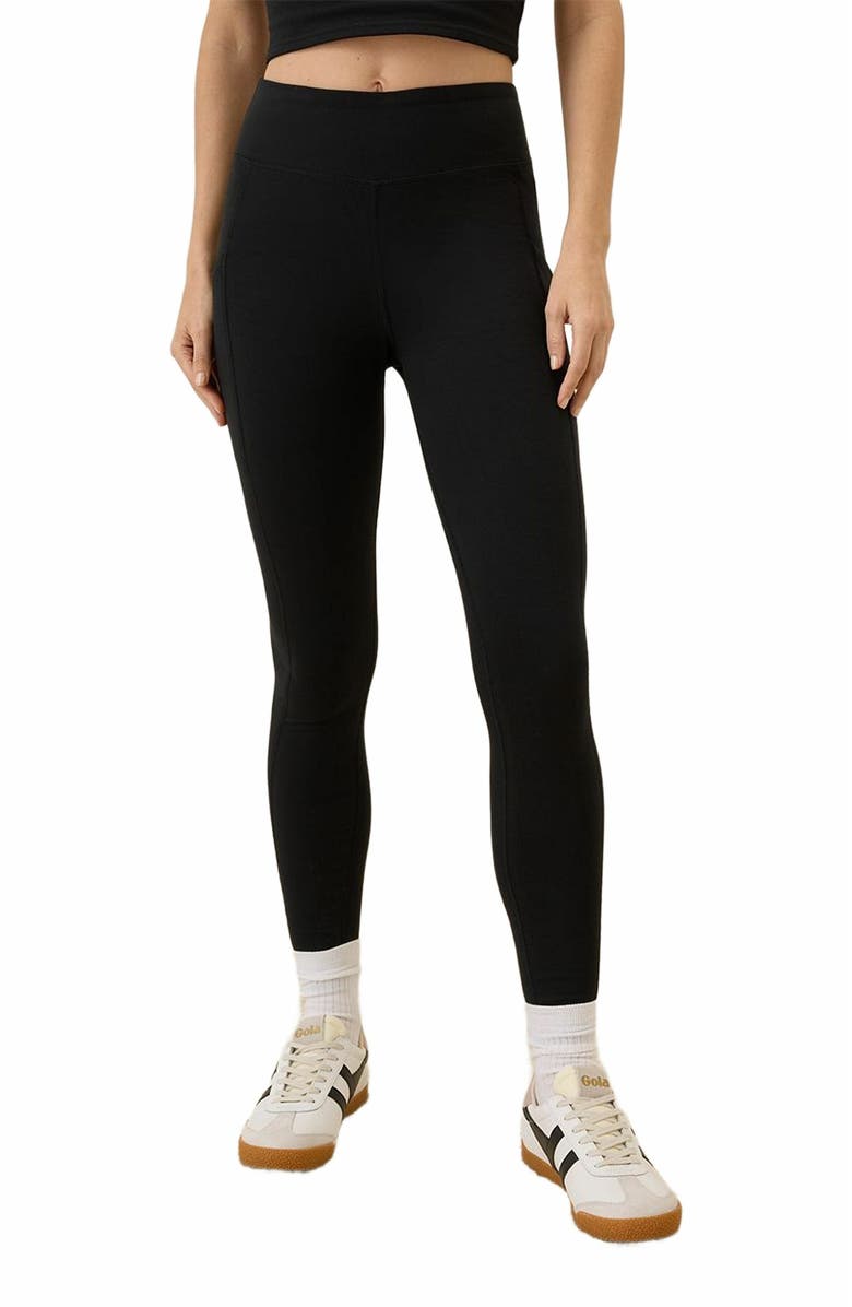 Pact On the Go-To Pocket Legging, Alternate, color, Black