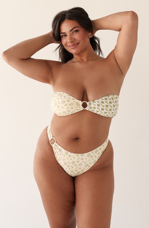 Dippin Daisys Lotus Bandeau Bikini Top In Multi